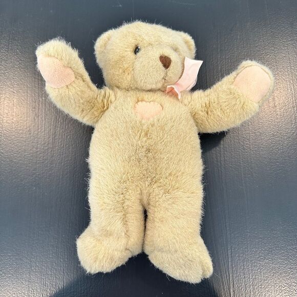 Vintage 1994 Dakin 12” Patchwork Brown Cherished Teddy Bear - EUC - Picture 1 of 7